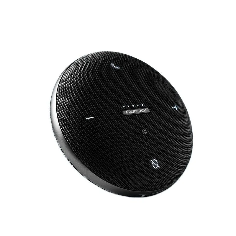 AISPEECH M4 AI 360-degree Noise Reduction Video Conferencing Microphone, Wireless Connection, Free Real-time Voice Transcription