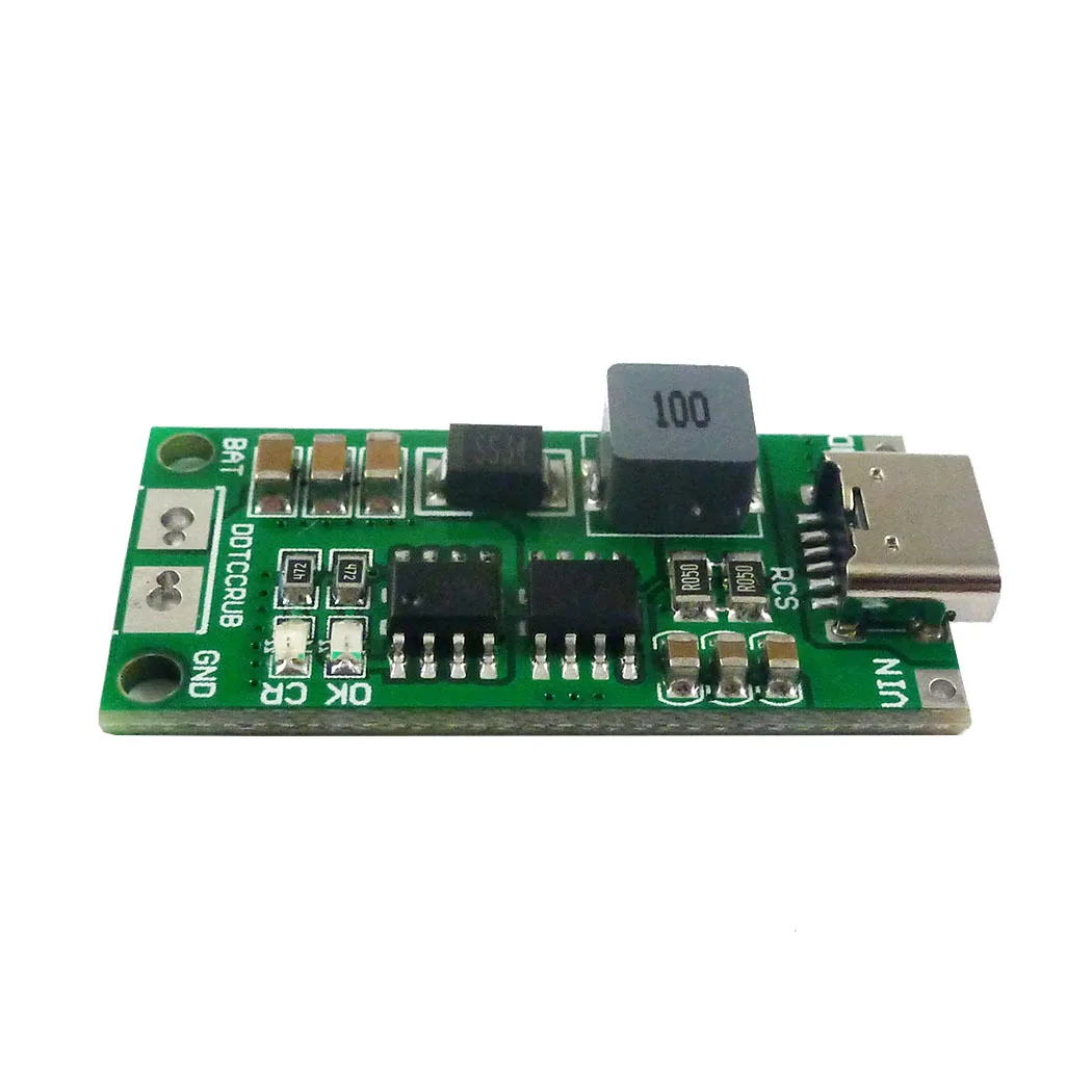 DDTCCRUB 1A 2A 4A 2 3 4 Cell Lithium Battery Charging Board Step Up Module Boost Converter Type-C Li-ion Battery Charger Board
