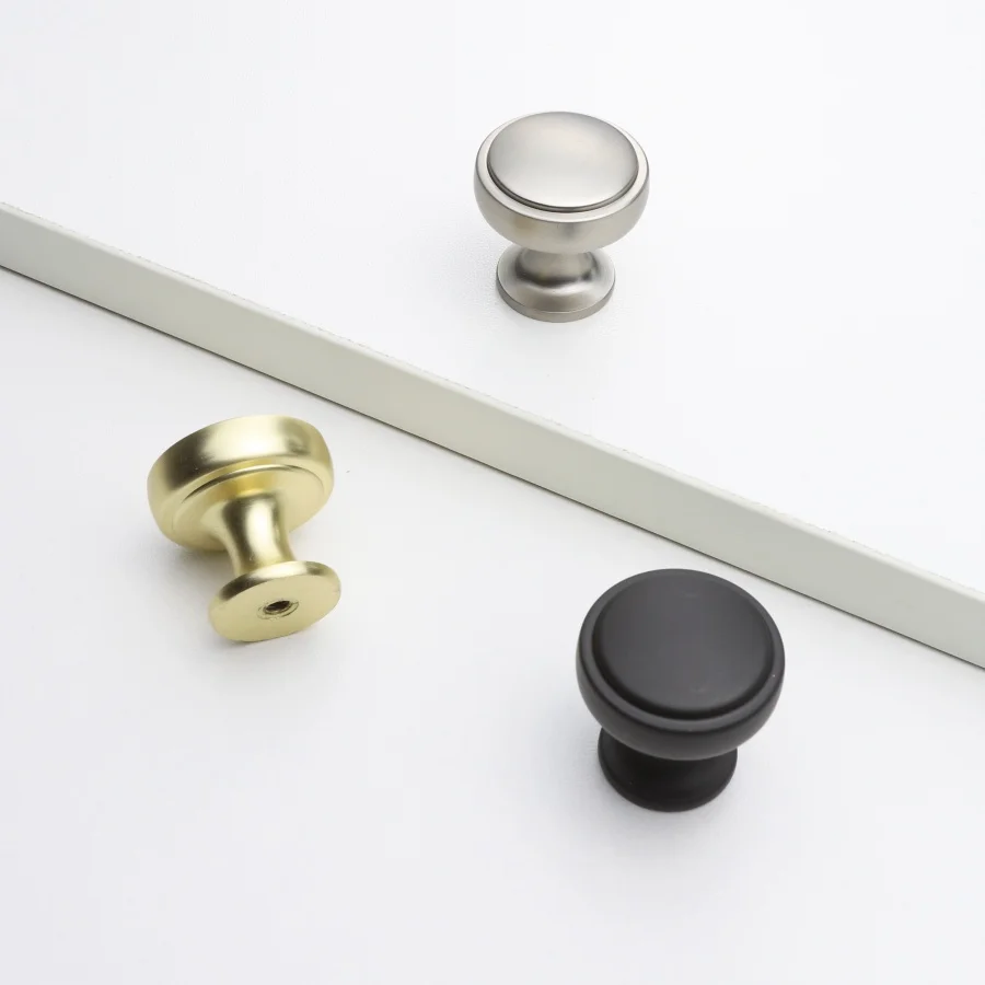 

Modern Zinc Alloy Furniture Handle Golden Single Hole Cabinet Drawer Knob Wardrobe Door Handle Hardware
