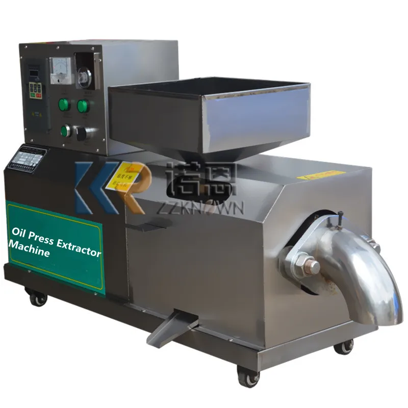 Automatic Commercial Screw Peanut Walnut Oil Press Extractor Machine Multifunctional Household Sesame Oil Pressing Equipment