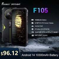 [World Premeire]FOSSiBOT F105 Rugged Smartphone Android 14 OS 10300mAh 12+64GB Mobile Phone 20 MP Camera 6.745\