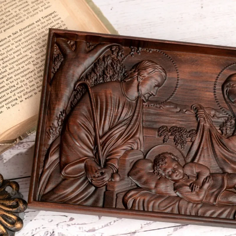 Religious Figure Nativity Scene for Home Decor Mural Holy Family Jesus Catholic Gift