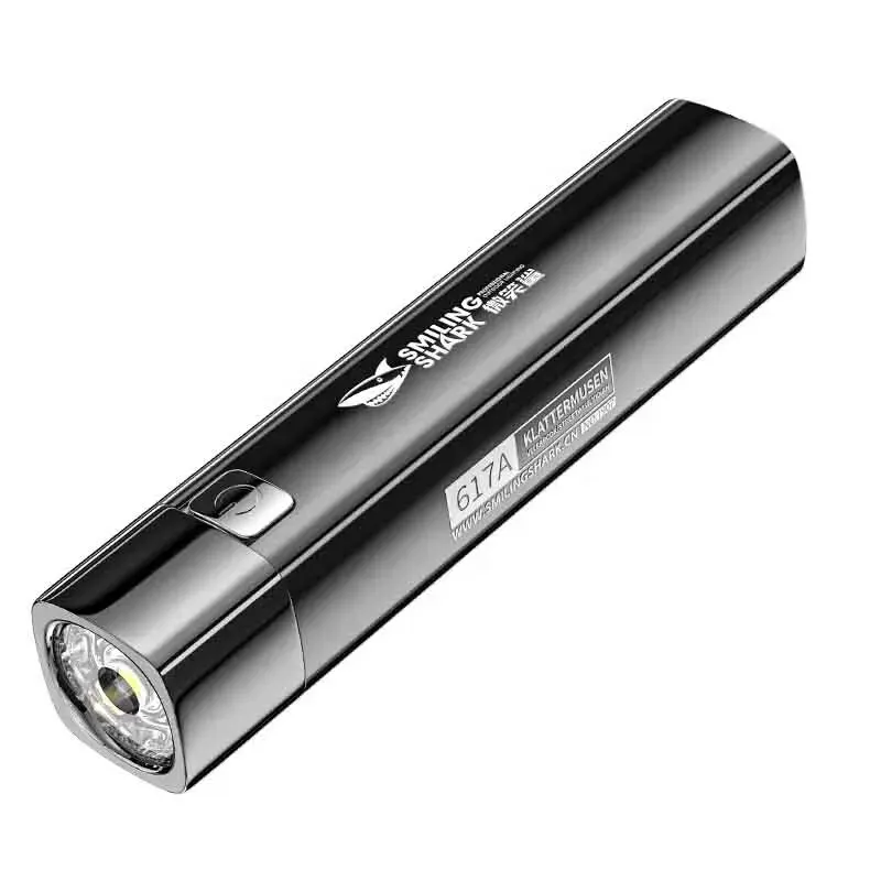 Mini portable super bright LED flashlight USB charging, 18650 battery, night hiking, camping, hunting, outdoor, waterproof