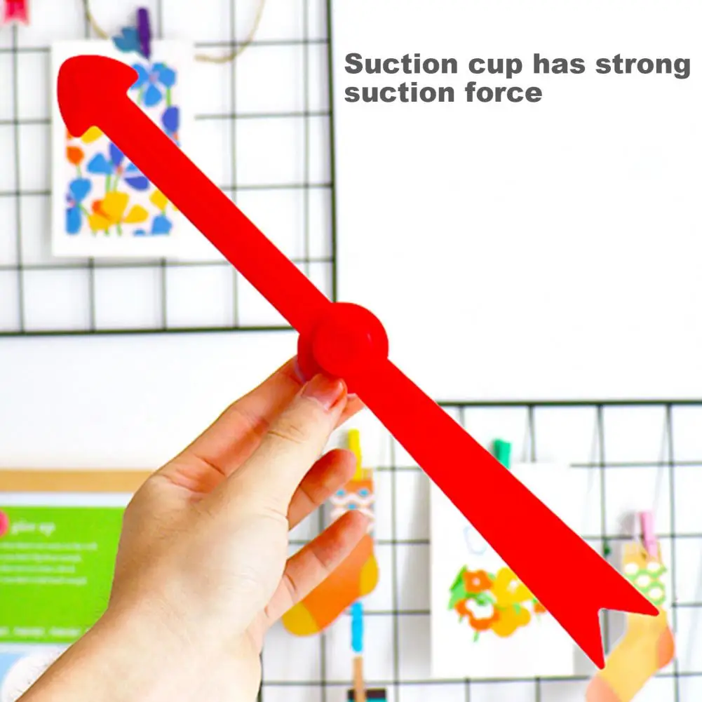 Arrow Spinner Large Red Plastic Arrow Spinner With Suction Cup Interactive Board Game Spinner For Classroom Math Games 화살표 회전기