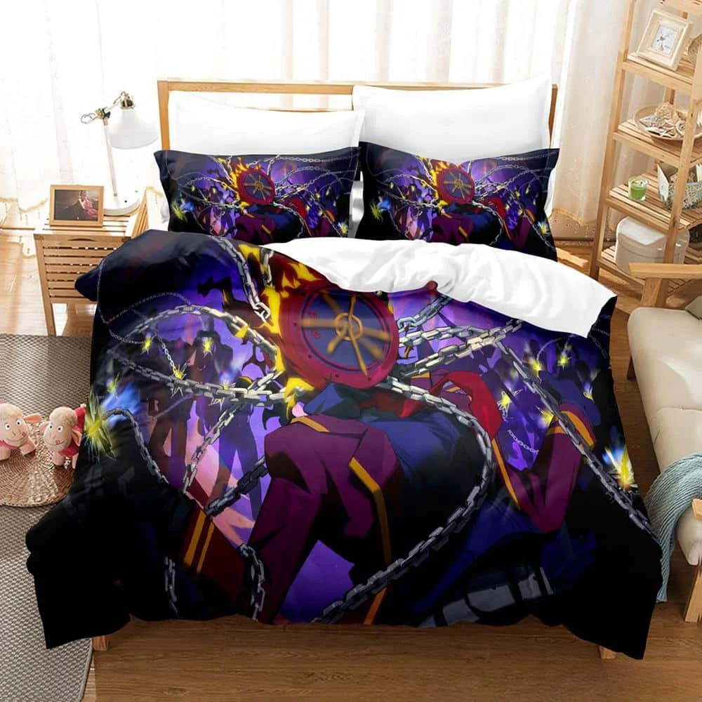 Fashion 3D Print Game Limbus Company Bedding Set Cartoon Anime three-piece Set Adult Kid Bedroom Duvet Cover Sets Home Textiles