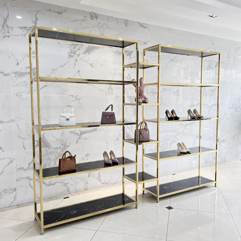 customized.Clothing Store Display Cabinet Jewelry Wigs Display Stand Shoe Store Shelf Multi layer Hand Bag Display Rack