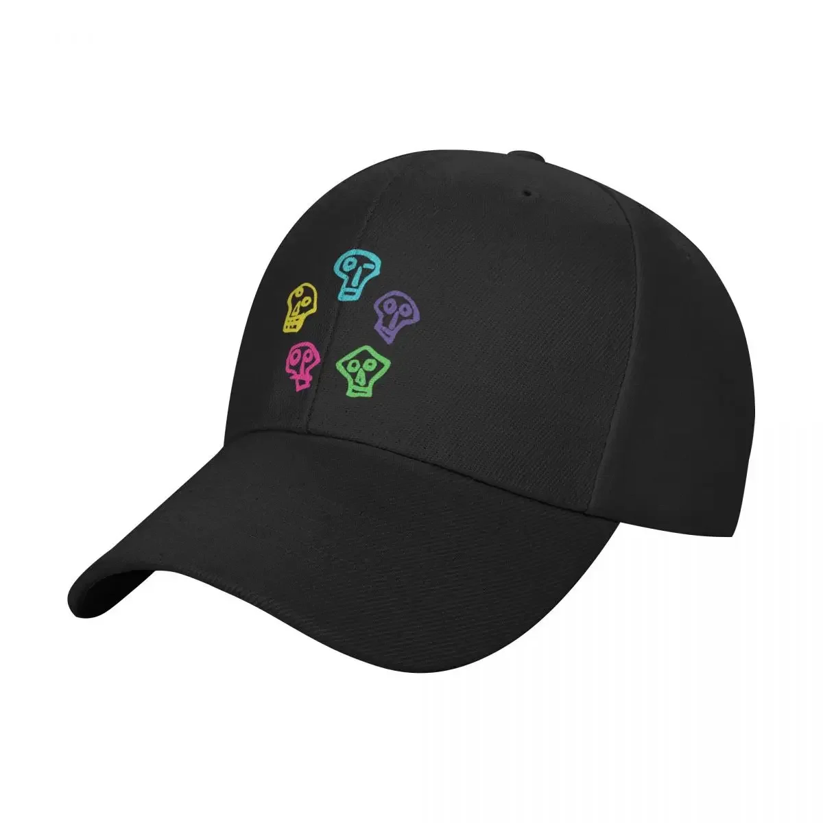 Mighty Boosh Skulls Colour Baseball Cap Brand Man cap summer hat luxury caps sun hat Boy Child Women's
