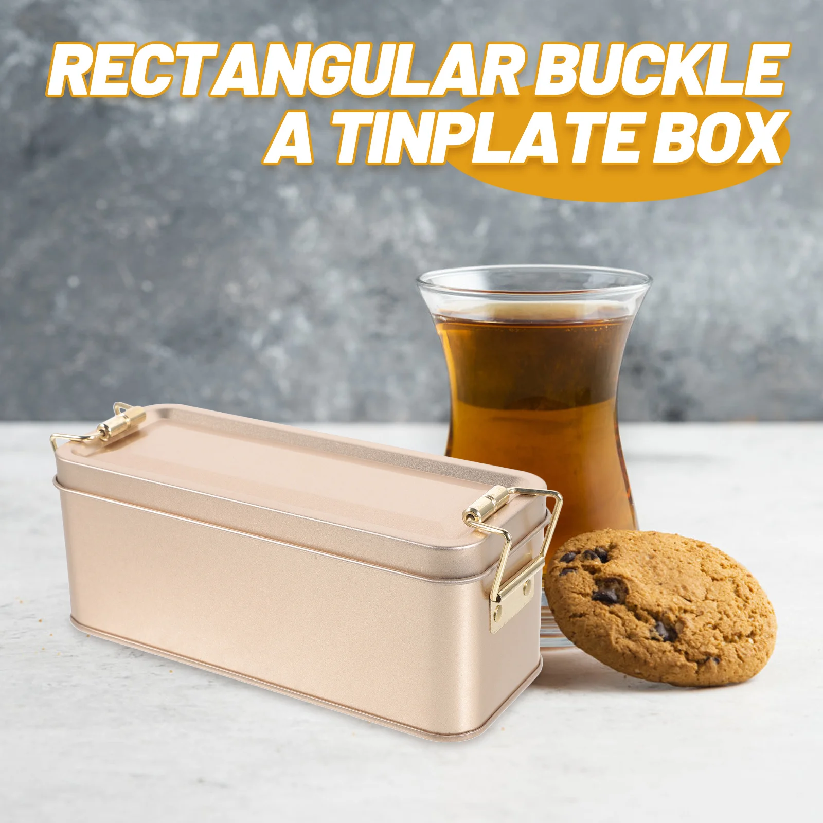 

Candy Box Iron Material Cookie Tin Decorative Bright Color Small Storage Box for Festival Gift Cookies Boxes