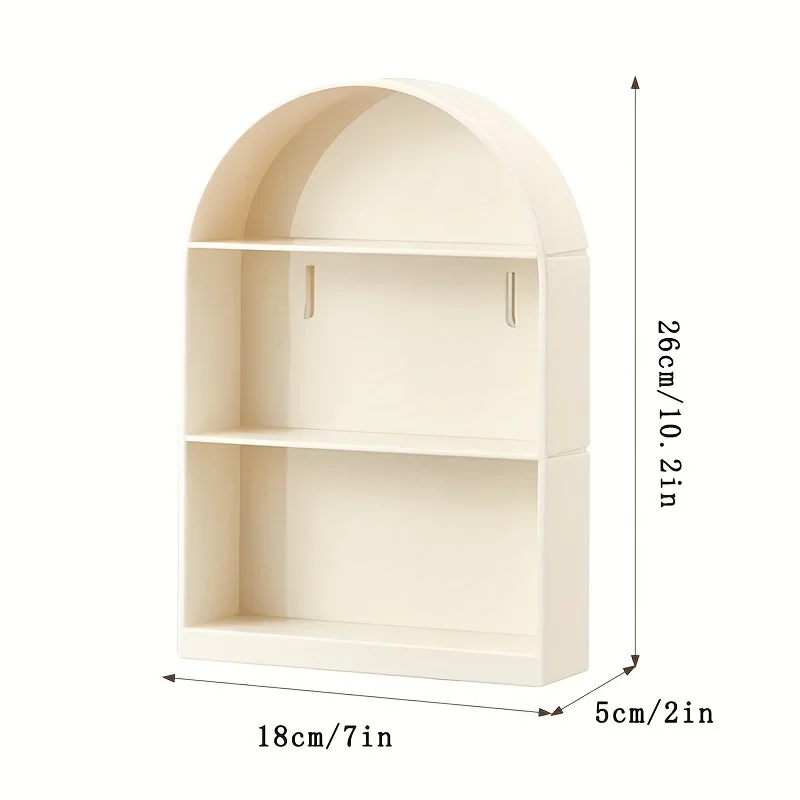 18x26x5cm Wall Mounted Showcase PET Blind Box Figures Display Case Figures Display Stand Doll Toy Storage Box Model Organizer