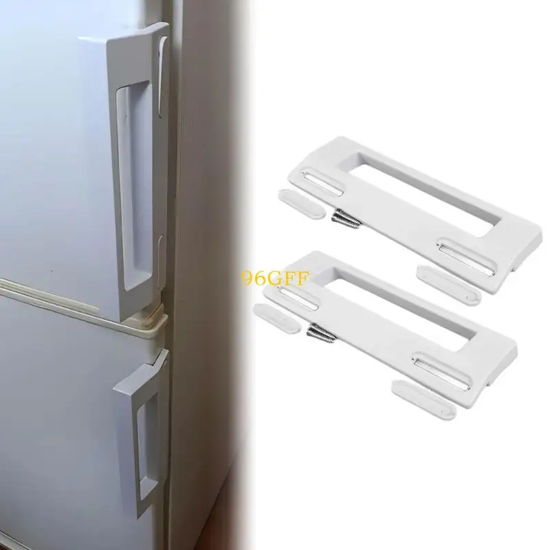 96GF Fridge Handles Refrigerator Door Knobs Easy to Use Refrigerator Handles Plastic Texture Suitable for Refrigerators