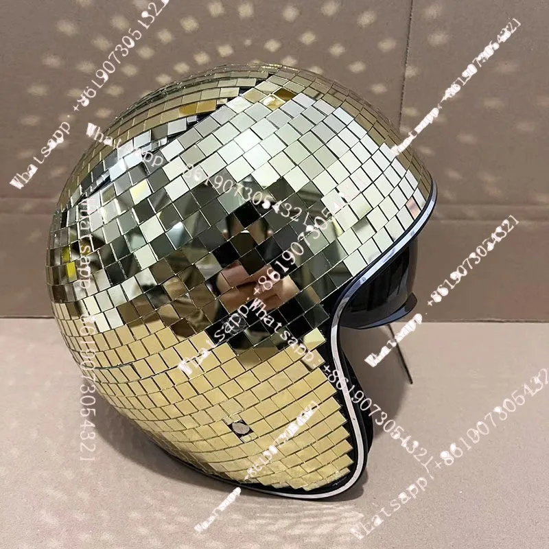 

с выдвижным зеркалом-бар, праздничное украшение для диско-шлема