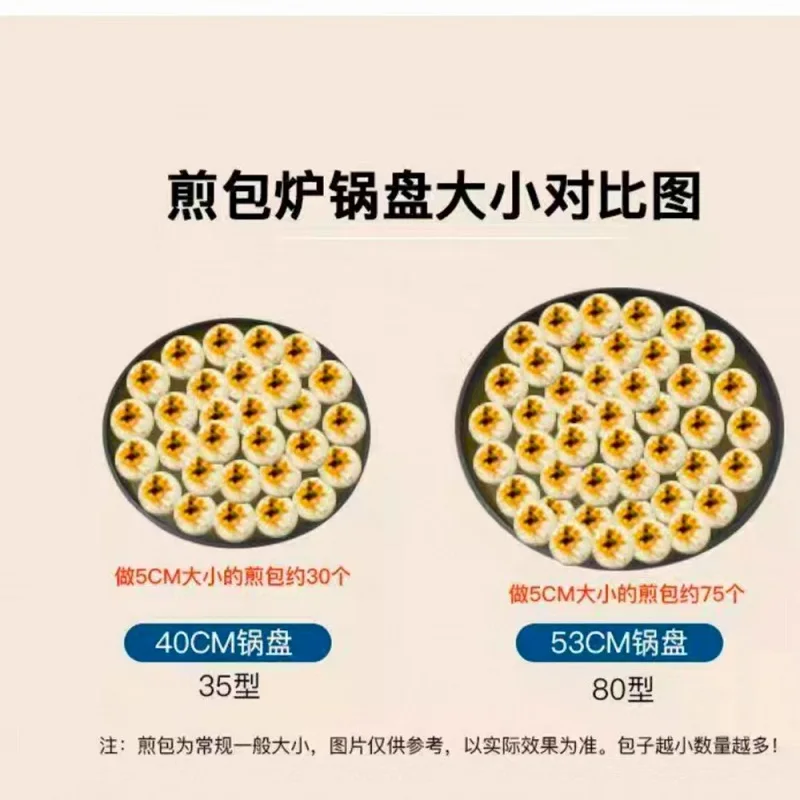 Máquina comercial de fazer panquecas elétrica, temperatura controlada, panqueca para bolinho, máquinas de processamento de panquecas