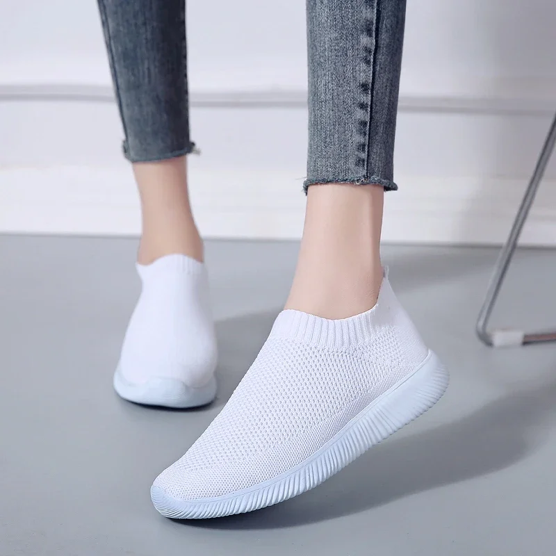 2025, ademende mesh-platformsneakers voor heren, instapper, zachte bodem, unisex-casual schoenen, superlicht comfort, paar sportschoenen