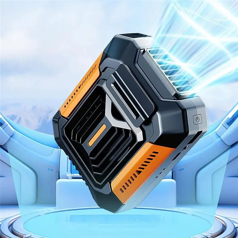 A59E-แขวนเอวพัดลม USB ชาร์จพัดลมพกพาขนาดเล็กสําหรับตั้งแคมป์กลางแจ้งเดินป่าปีนเขาวิ่งอุปกรณ์กีฬา
