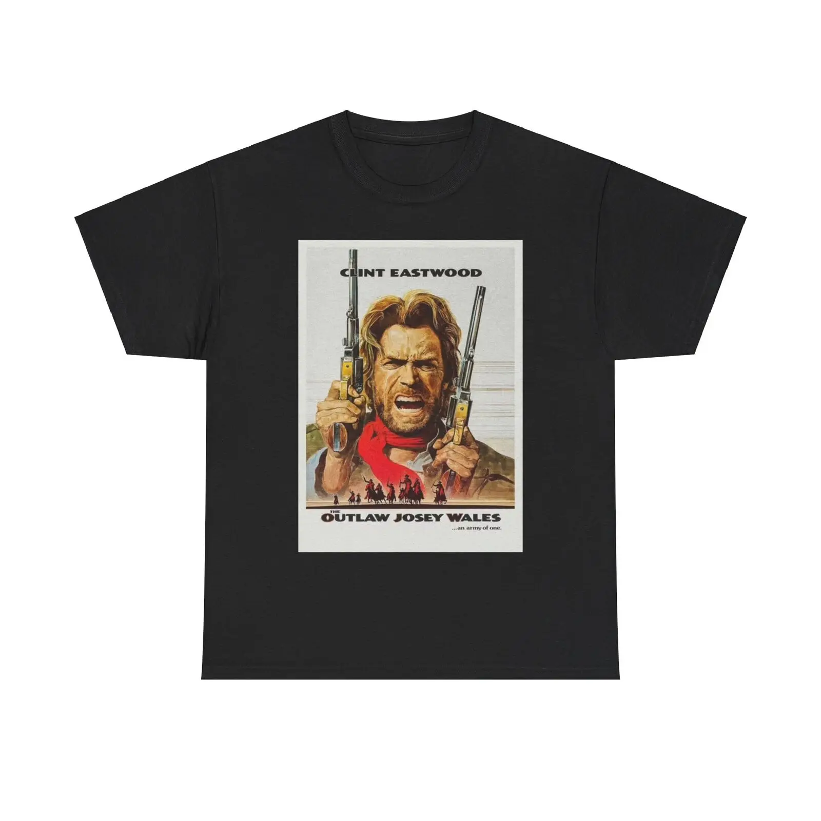 Clint Eastwood T Shirt Vintage The Outlaw Movie retro Heavy Cotton