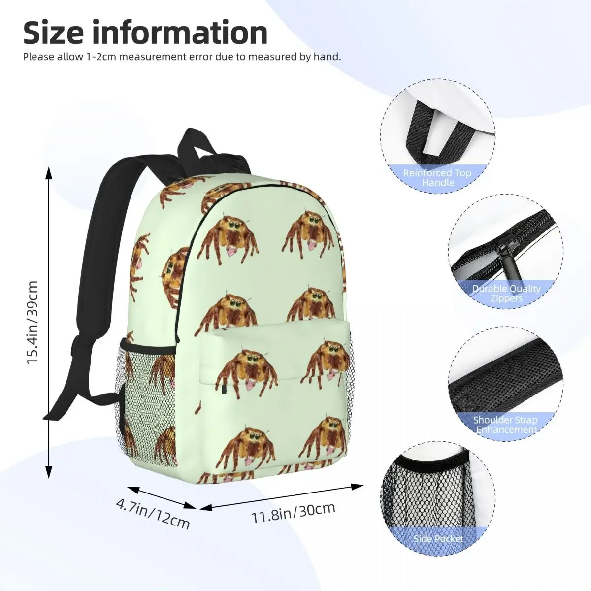 Spood With A Heart Backpacks Teenager Bookbag Casual Students School Bags Laptop Rucksack Shoulder Bag Large Capacity