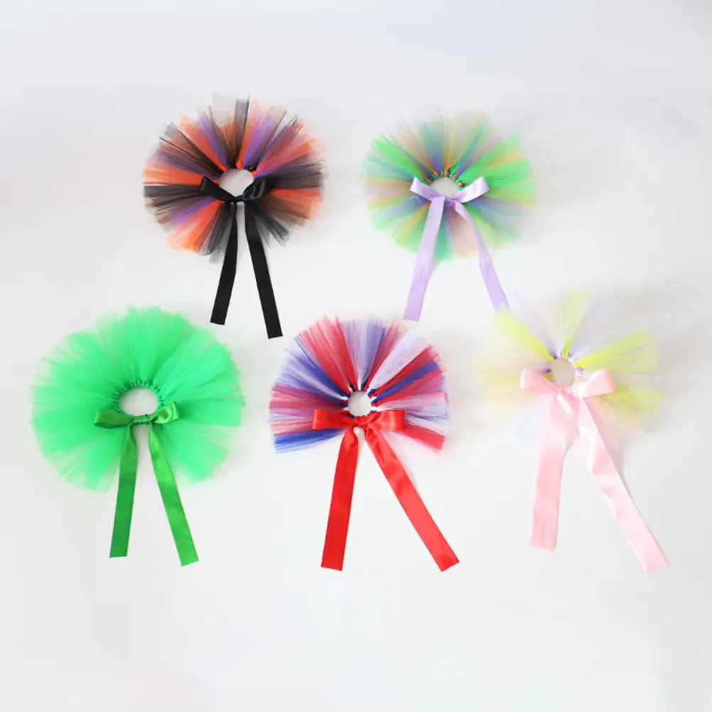 1Pcs Pet Tutu Skirt Dog Cat Festival Costume Easter Dressing Skirt Party Wear Comfortable Premium Material Adorable Bowknot