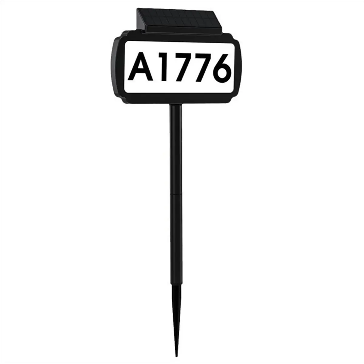 

Солнечная лампа с номером дома, адрес дома, цифровая подсветка, заземляющая вилка, знак, свет дома для двери домашнего сада