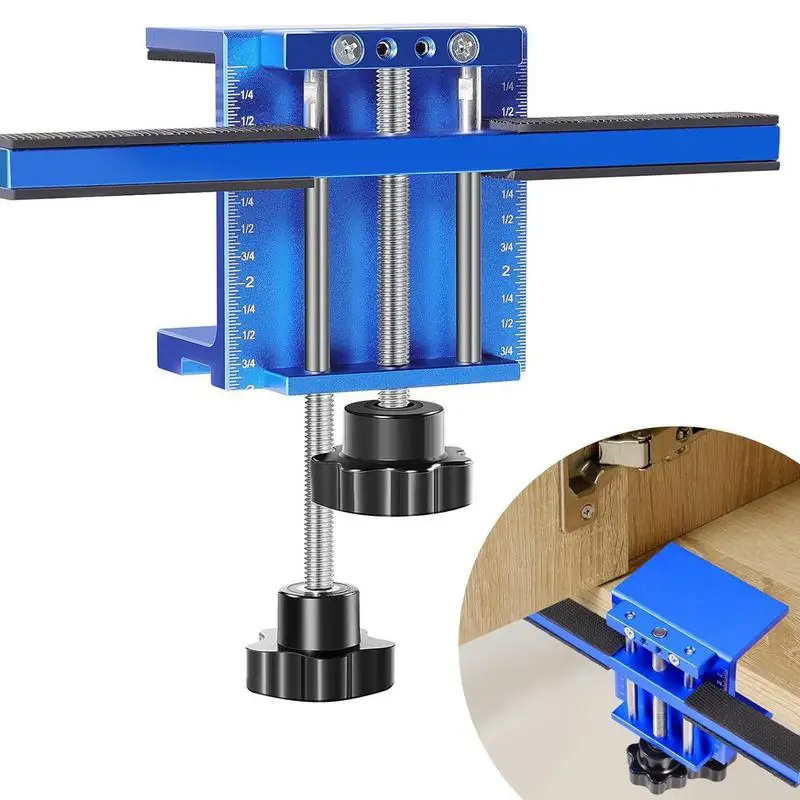 Cabinet Positioner Jig Cabinet Installation Leveling Guide Adjustable Positioner Cabinet Door Hardware Mounting Jig For Drawer