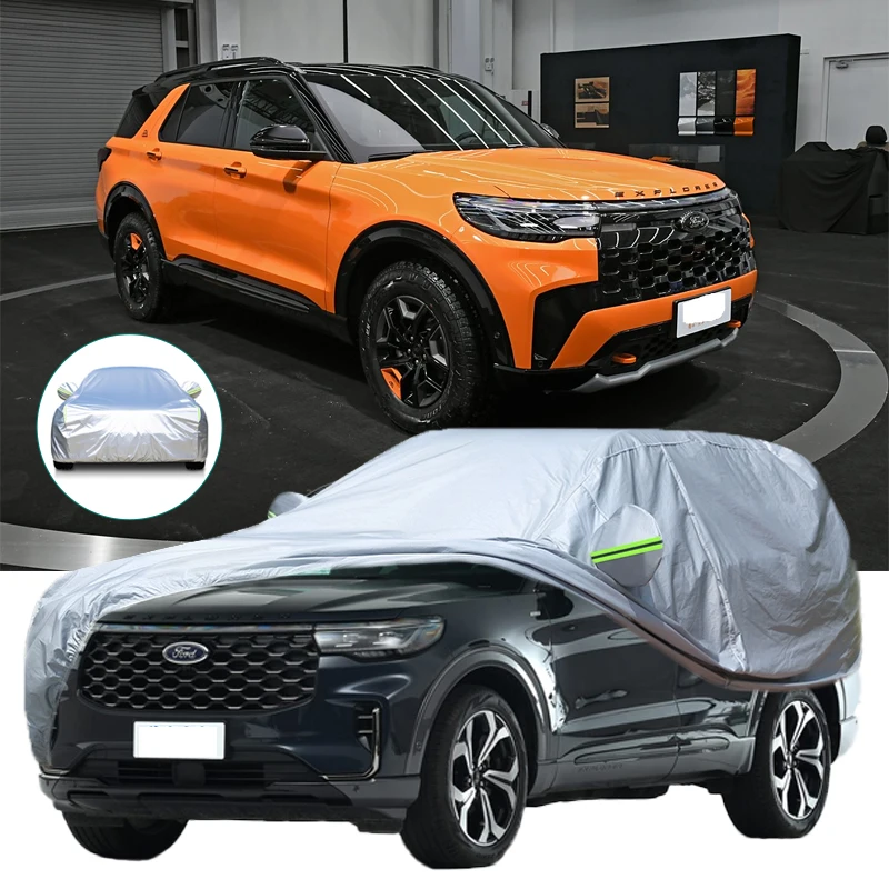 

For Ford Explorer Outdoor Protection Full Car Covers Snow Cover Sunshade Waterproof Dustproof Exterior Car Accessories