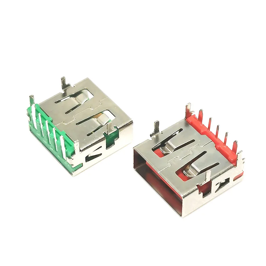 5-pinowe złącze USB typu A Port żeński Złącze lutownicze Złącze PCB Gniazdo USB-A typu 5A Wysokoprądowe gniazdo zasilania