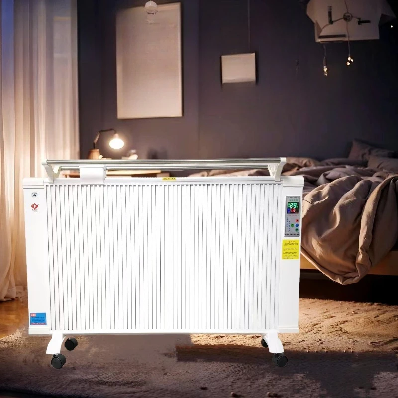 Elektroheizung aus Kohlefaser, wandmontiertes oder stehendes Design, schnelles Aufheizen, leiser Betrieb, energiesparend für Badezimmer