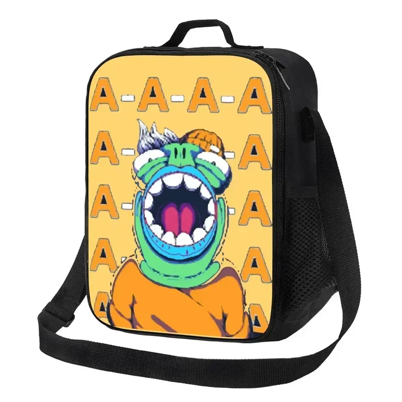 

Alphabet Lore Lunch Bag Funny Manga Portable Insulated Lunch Box Beach Graphic Cooler Bag Cute Oxford Tote Food Bags