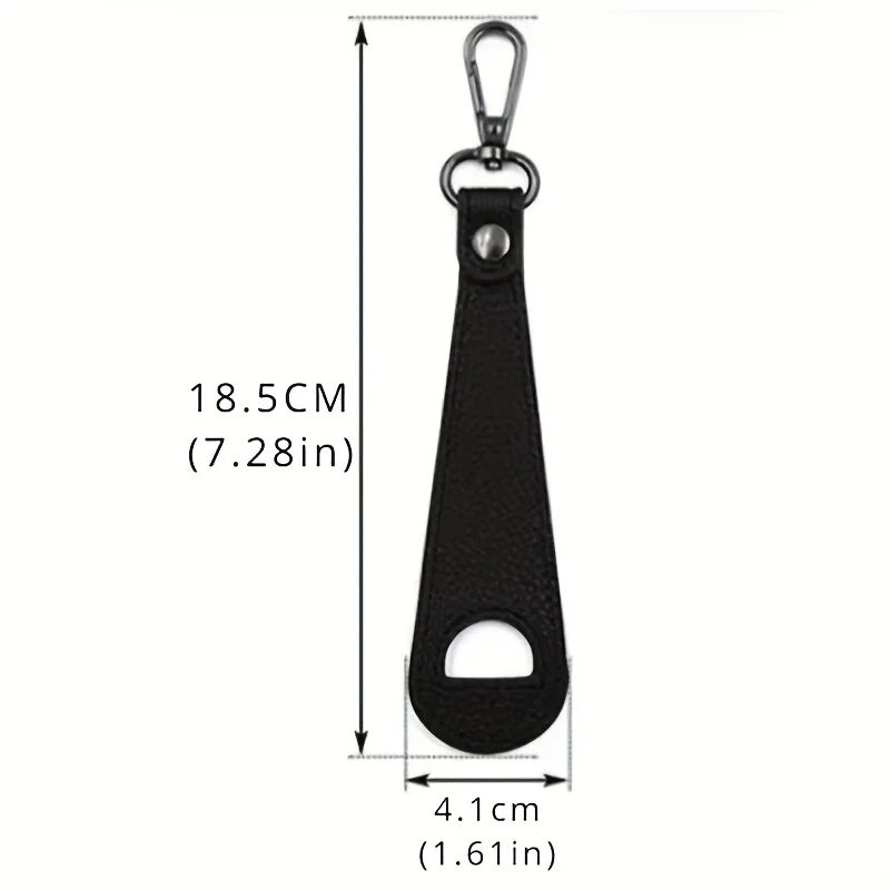 1pc Travel Hat Clip Leather Simple Golf Baseball Hat Clip Summer Hat Strap Towel Glove Storage Wallet Buckle Hands-free Latch Cl - view 3