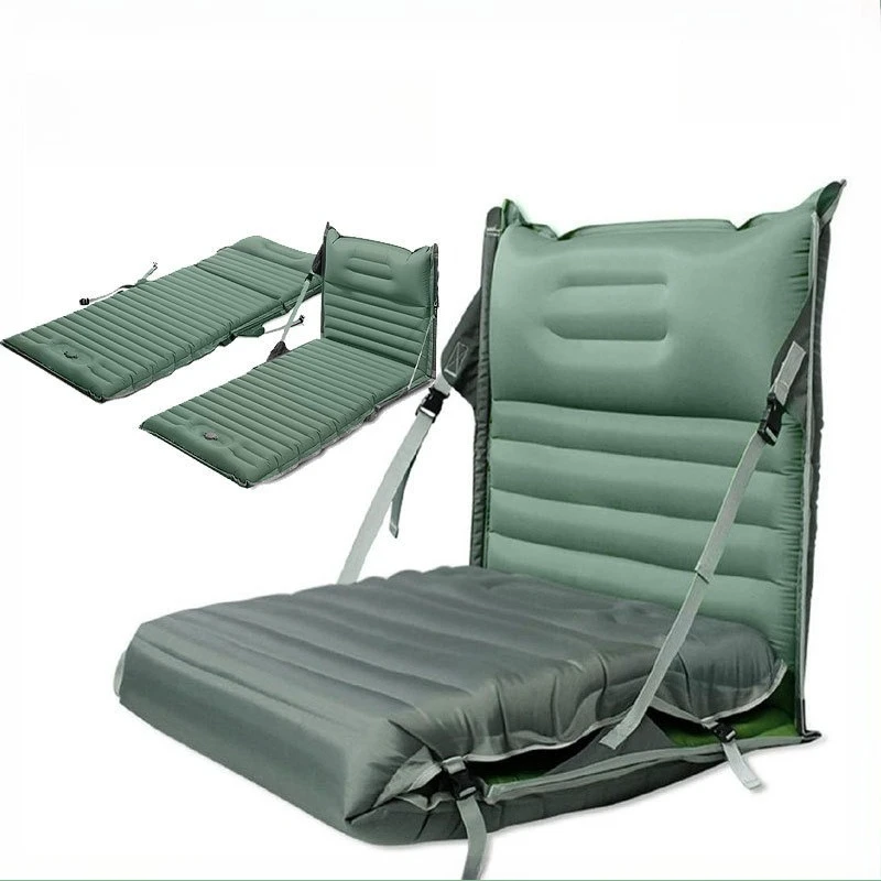 

Outdoor inflatable mat camping inflatable dual-purpose bed reclining inflatable bed folding chair sleeping mat moisture-proof
