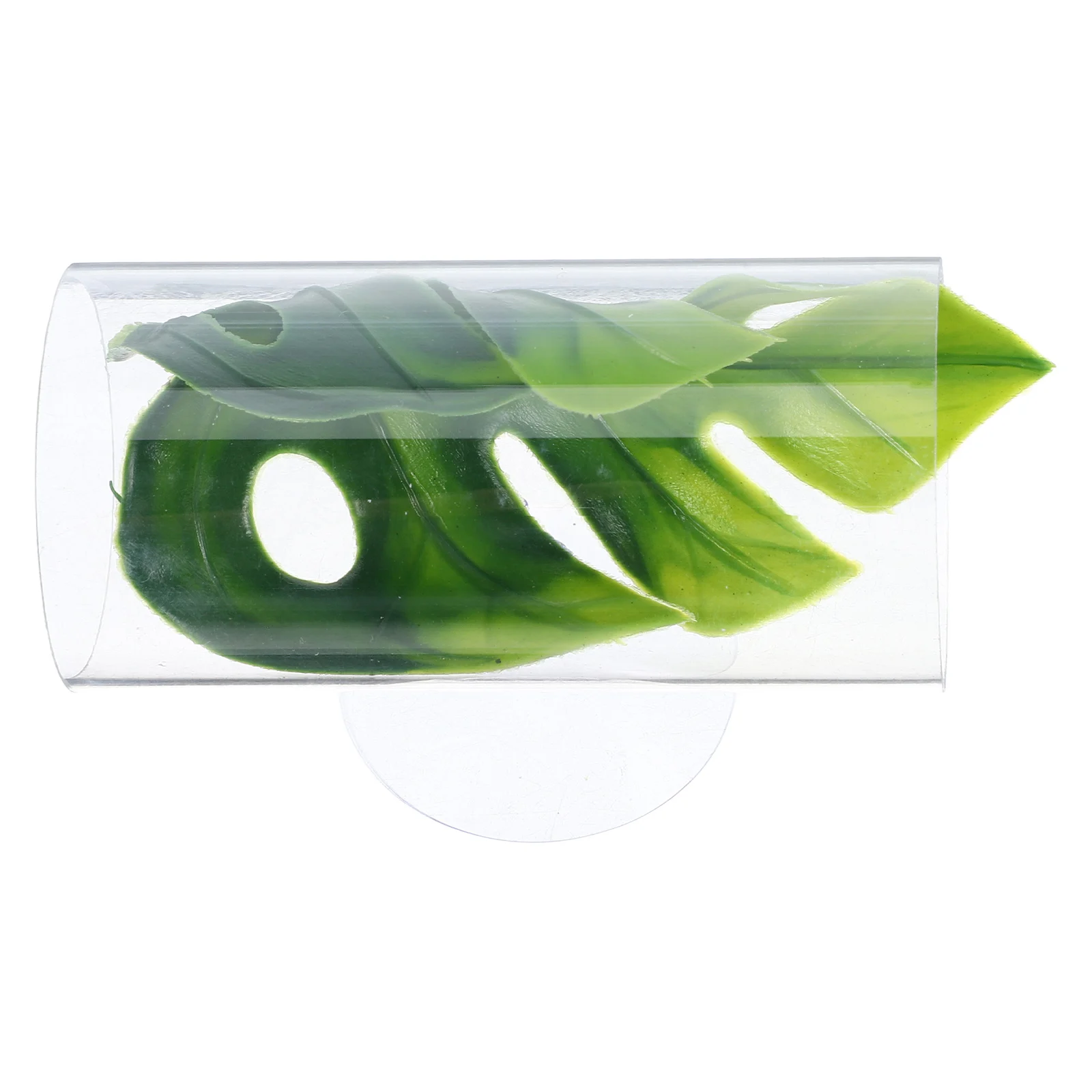 

Betta Fish Tunnel Shrimp Hideout Clear Acrylic Toy Multi Functional Easy Cleaning Suitable Freshwater Species Aquarium Pet
