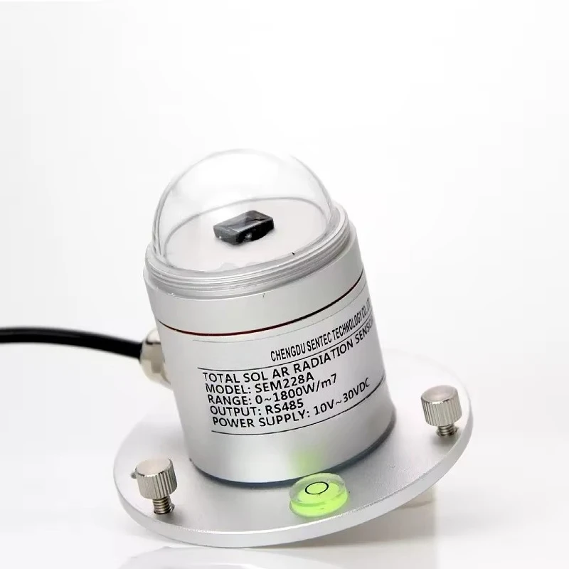 RS485 Modbus فحص مقياس الإشعاع الشمسي الزراعي E****مقياس الإشعاع الشمسي الصغير مستشعر الإشعاع الشمسي