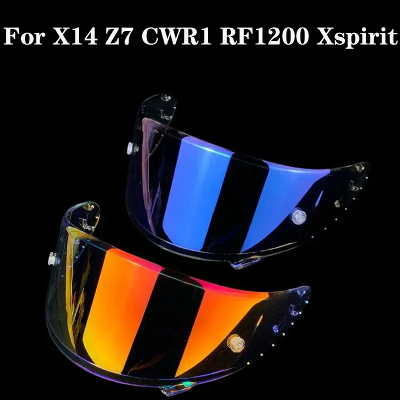 Helmet Visor for Lens Case For SHOEI X14 X-14 Z7 CWR-1 RF-1200 X-Spirit Visor Mask Motorcycle Full Face Helmet Accessories