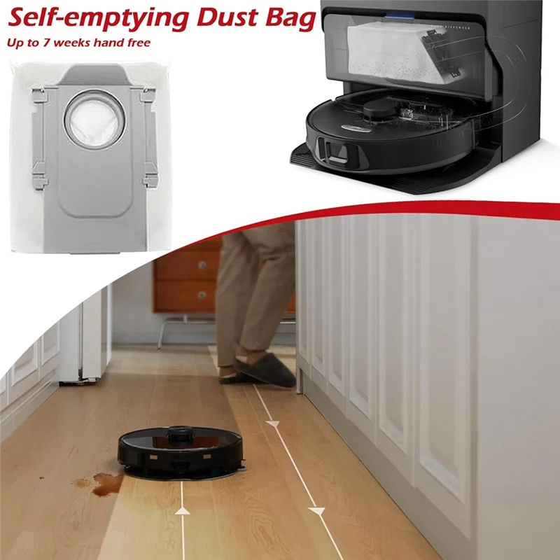 

For Roborock S8 Maxv Ultra Robot Vacuum Cleaner Main Side Brush Hepa Filter Mop Cloths Rag Dust Bags Accessories-AT64