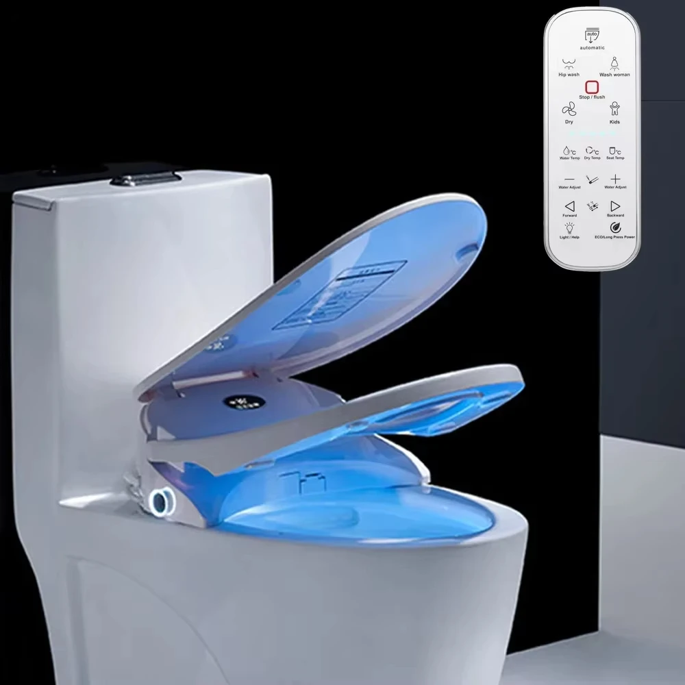 Intelligent Toilet Seat Temperare display Smart Toilet Cover Electric Remote Toilet Body Bidet Cleaner heating seats