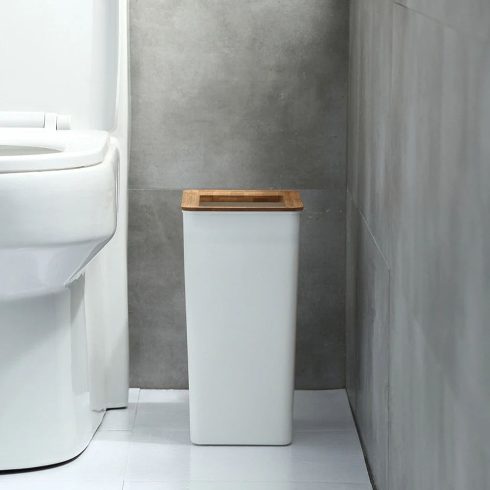 

Large Trash Waste Ash Bins Container Home Accessories Kitchen Holder Plastic Easy Use Portable Clean Tidy