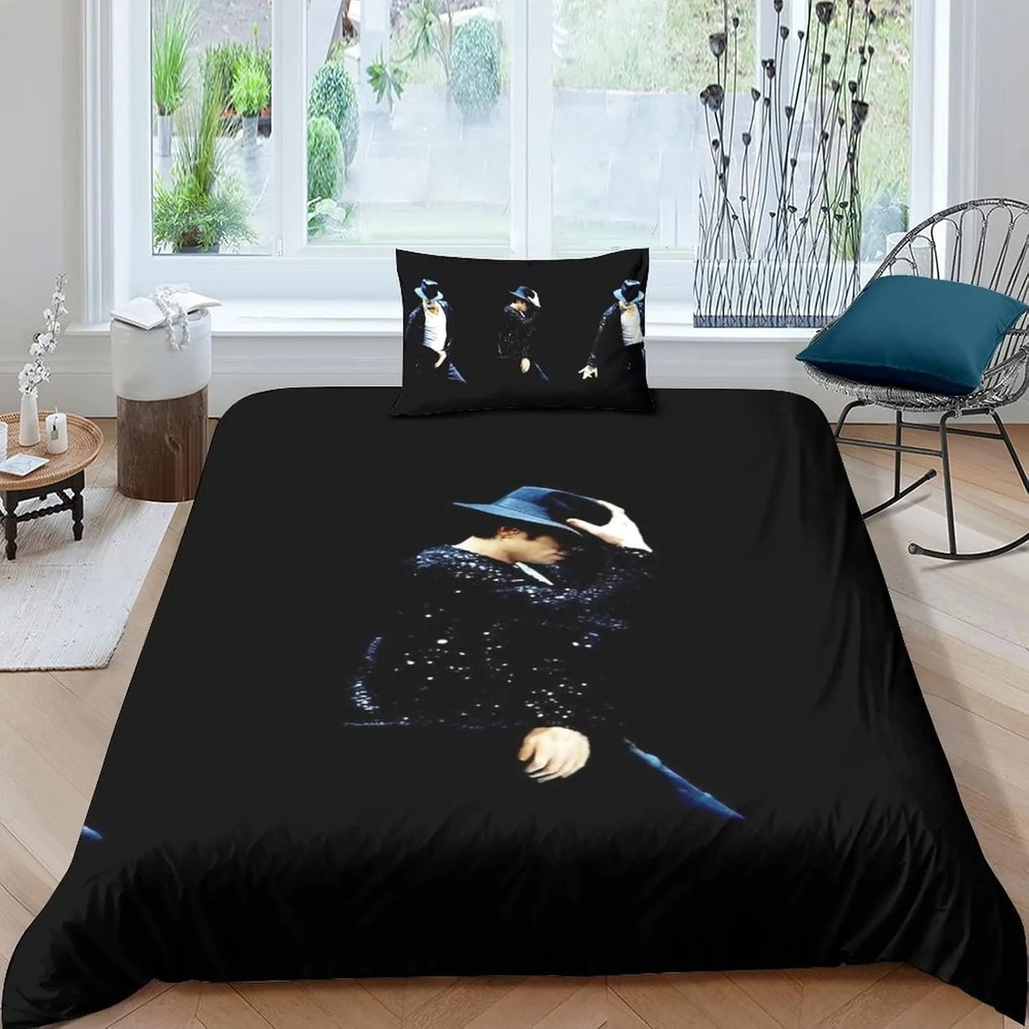 

Michael Jackson Bedding Sets Exquisite Bed Supplies Set Duvet Cover Bed Comforter Set Bedding Set Luxury Birthday Gift