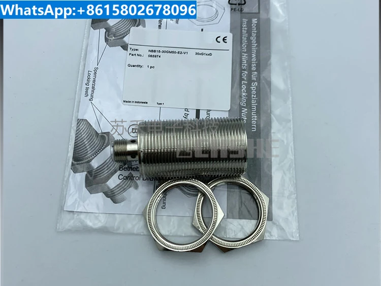 

080247 Proximity Switch NBB15-30GM50-E2-V1 Thread Insert PNP Normally Open Inductive Sensor