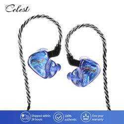 Celest Wyvern Qing In-Ear Earphone Monitor IEMs Wired HiFi Headphone With Microphone Cable Gaming Earbuds Audio Headset