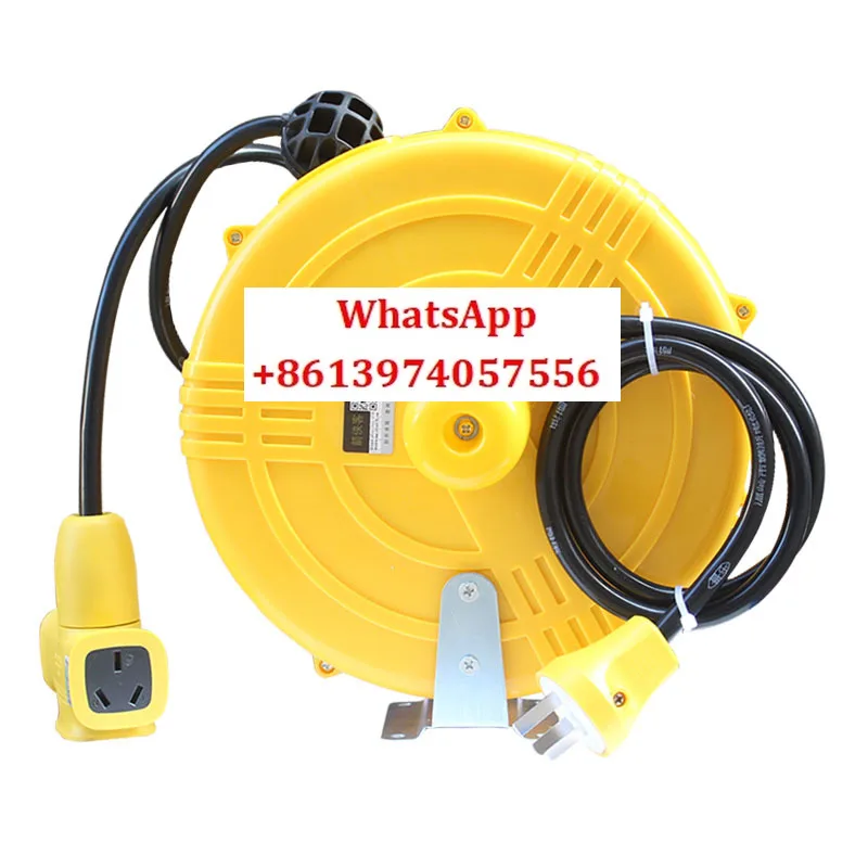 

Mini automatic retractable cable tray, cable reel, rewinding reel, socket, electric drum, retractable power supply