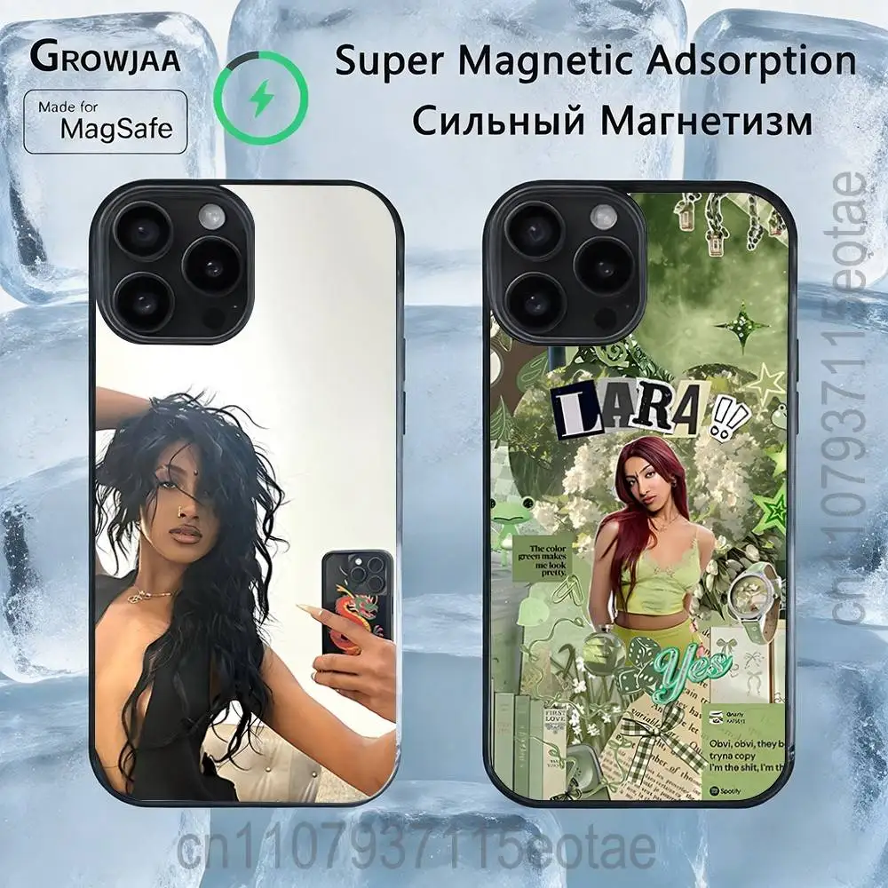 

Lara Raj K-Katseye Case For iPhone 17,16,15,14,13,12,11,Pro,Max,Plus,Mini,SE4,E Magnetic Magsafe Wireless Charging