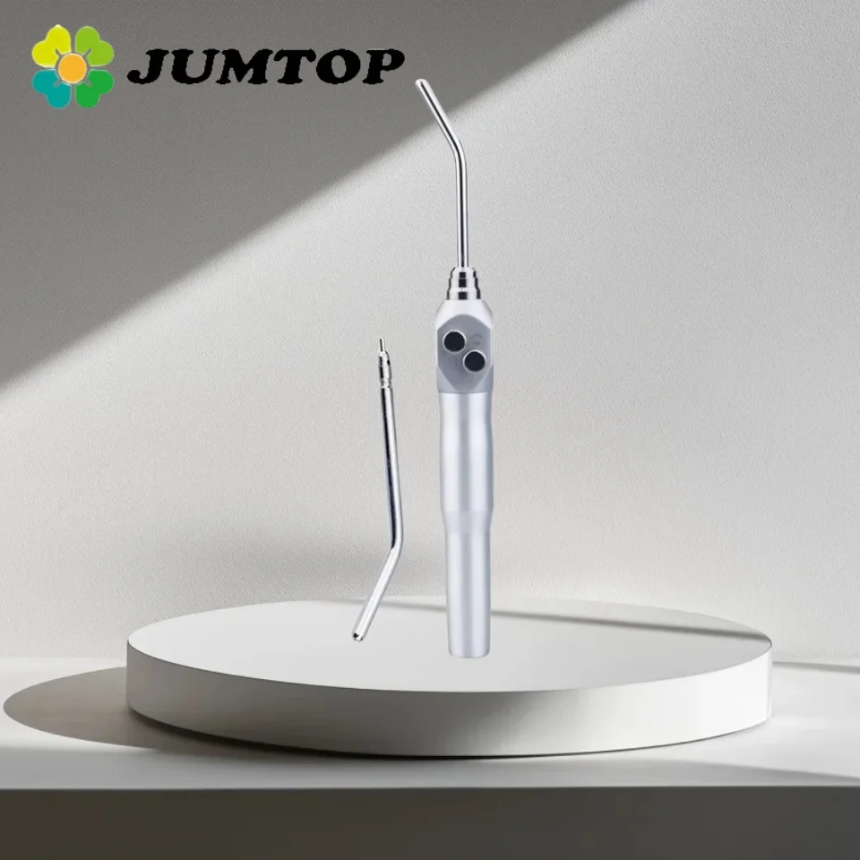 JUMTOP Dental Air Water Syringe Handpiece with 2 Nozzles Tips 3 Way Water Spray Dentisty Chair Accessories