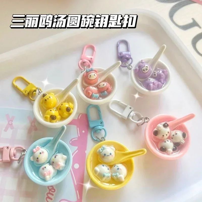 Sanrio Tamagotchi Uni Pendant Acrylic Dust Stopper Phone Chain Dopamine Pendant Kuromi Collectible Birthday Gift Tabletop Orname