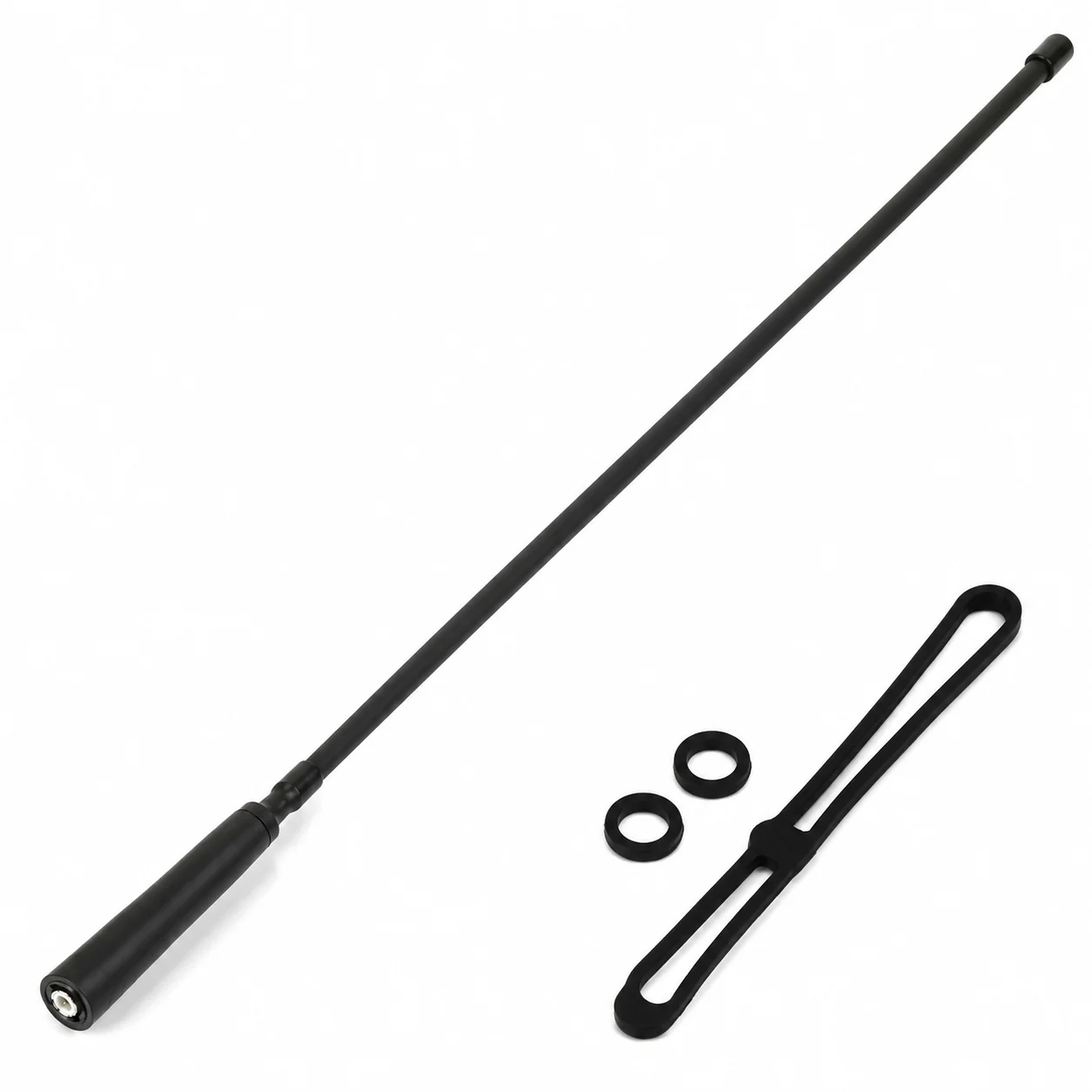 BNC VHF 136-174/245MHz Tactical Antenna 124cm Foldable CS Walkie Talkie Antenna for ICOM IC-V8 V80 Kenwood TK100-TK320 Motorola