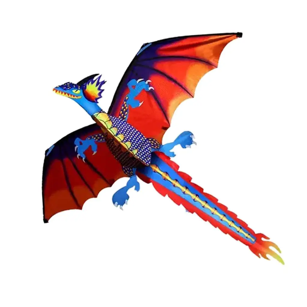 Beautiful Large 3 Kite for Kids Adults Colorful Park Flying Game Quilaty Cloth