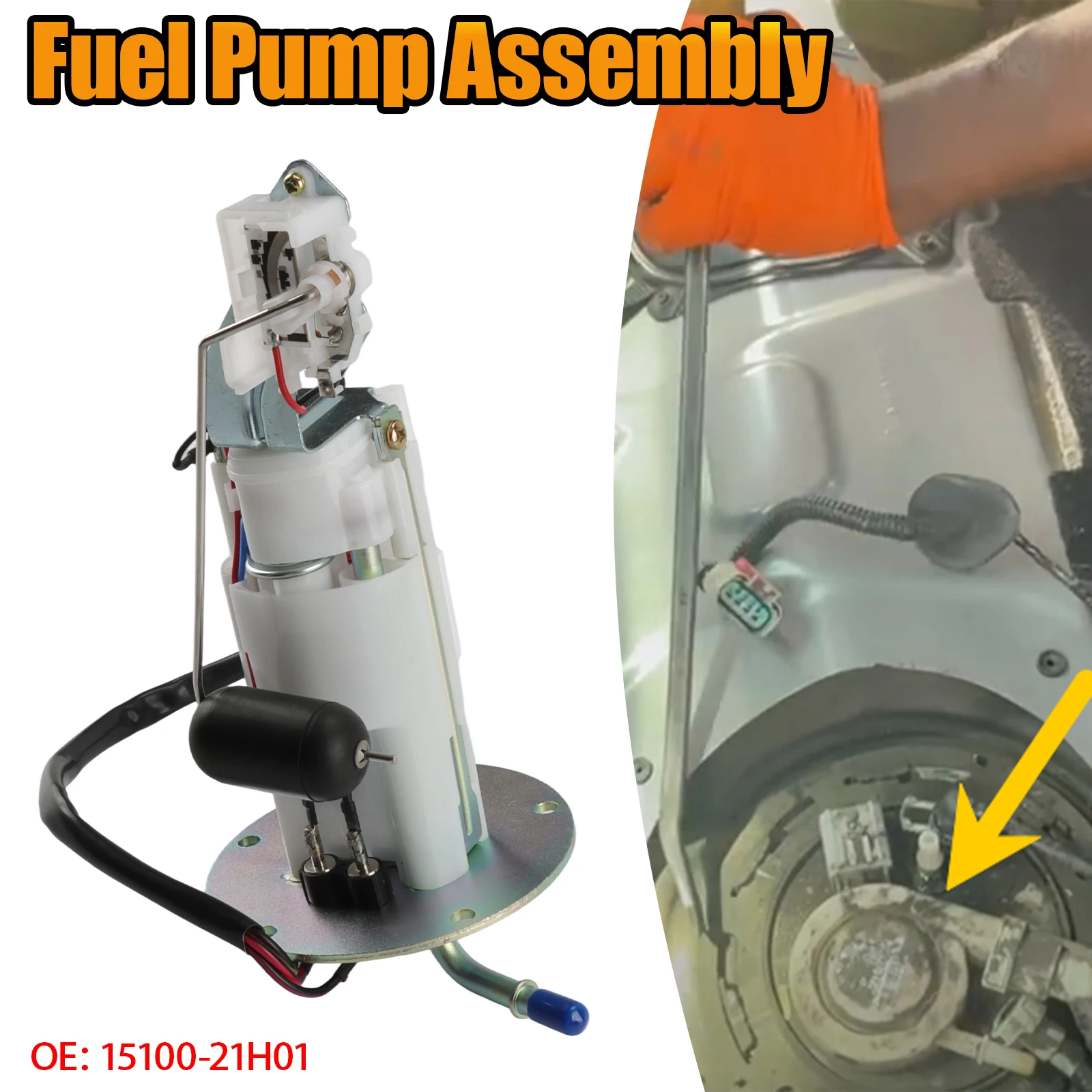 For SUZUKI GSX-R 1000 2007-2011 Fuel Pump Assembly Sending Unit 15100-21H01 1510021H01 15610-27G00  1561027G00 Car Accessories
