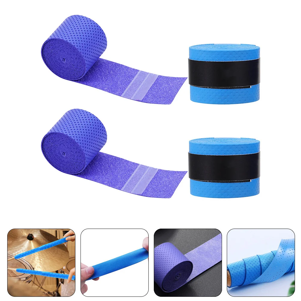 

4 Pcs Drumstick Anti-slip Belt Sweat Belts Accessories Wrap Tape Racket Grip Tapes Bands Wraps