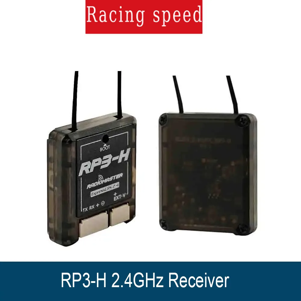RadioMaster RP3-H 2.4GHz ExpressLRS Nano Receiver FCC เสาอากาศคู่ในตัว พร้อม TCXO PCB ที่ได้รับการปรับแต่งสำหรับโมดูลและเครื่องส่งสัญญาณ RC
