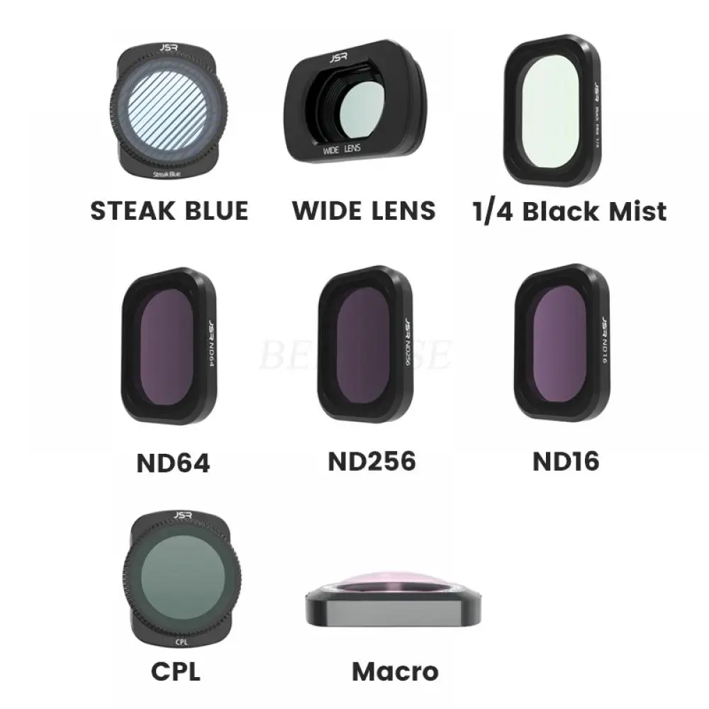 عدسة تصفية واسعة الزاوية ND 8/16/32/64/256 CPL مرشحات الكاميرا حامي مجموعة ل DJI OSMO جيب 3 يده Gimbal الملحقات