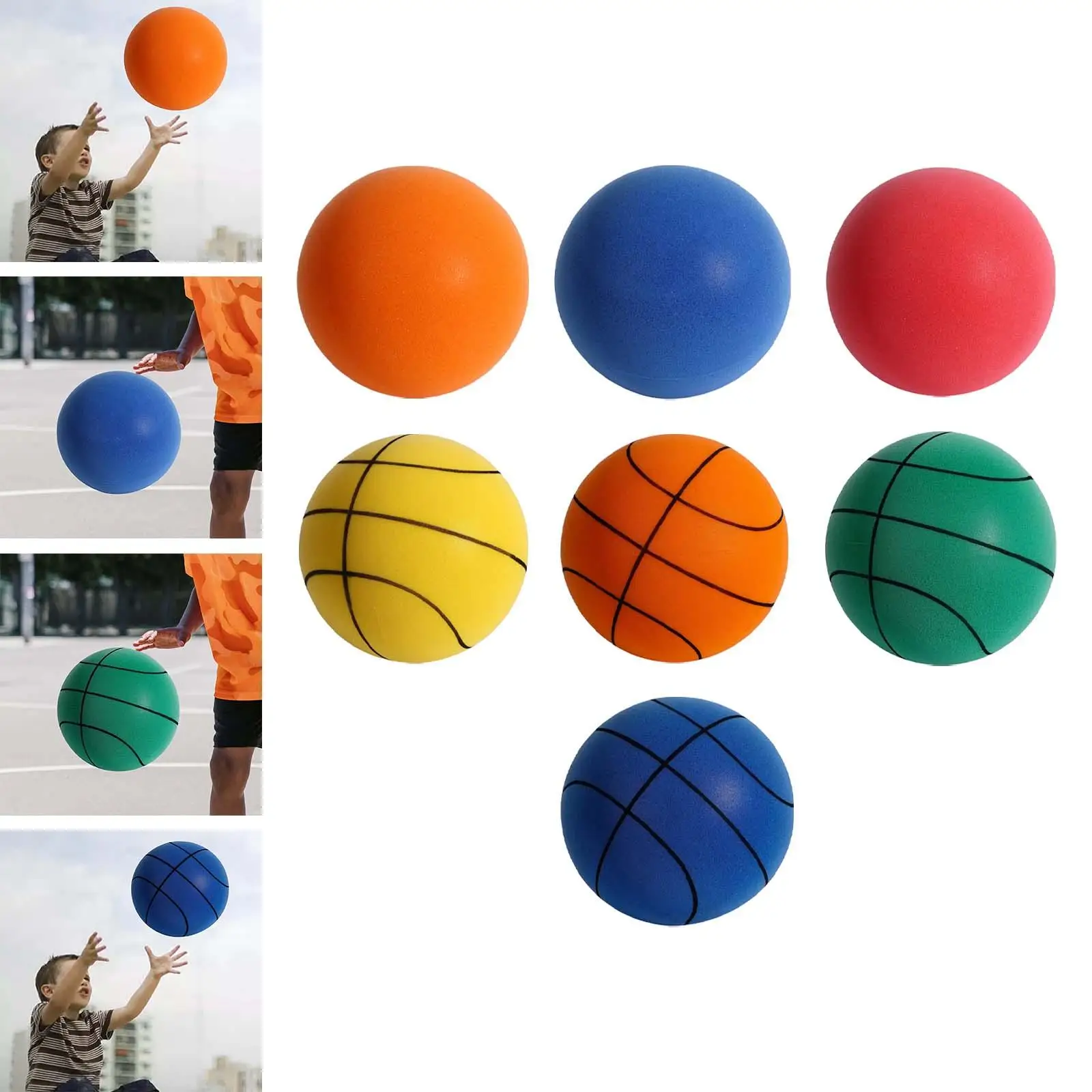 Kids Toys Ball Sensory Ball Outdoor Indoor Activities Silent Ball Toy for New