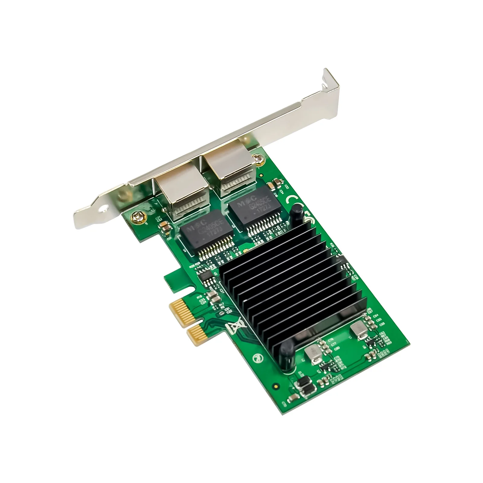 SUNWEIT ST725 PCIe X1 Intel 82575 Dual- RJ45 جيجابت إيثرنت NIC